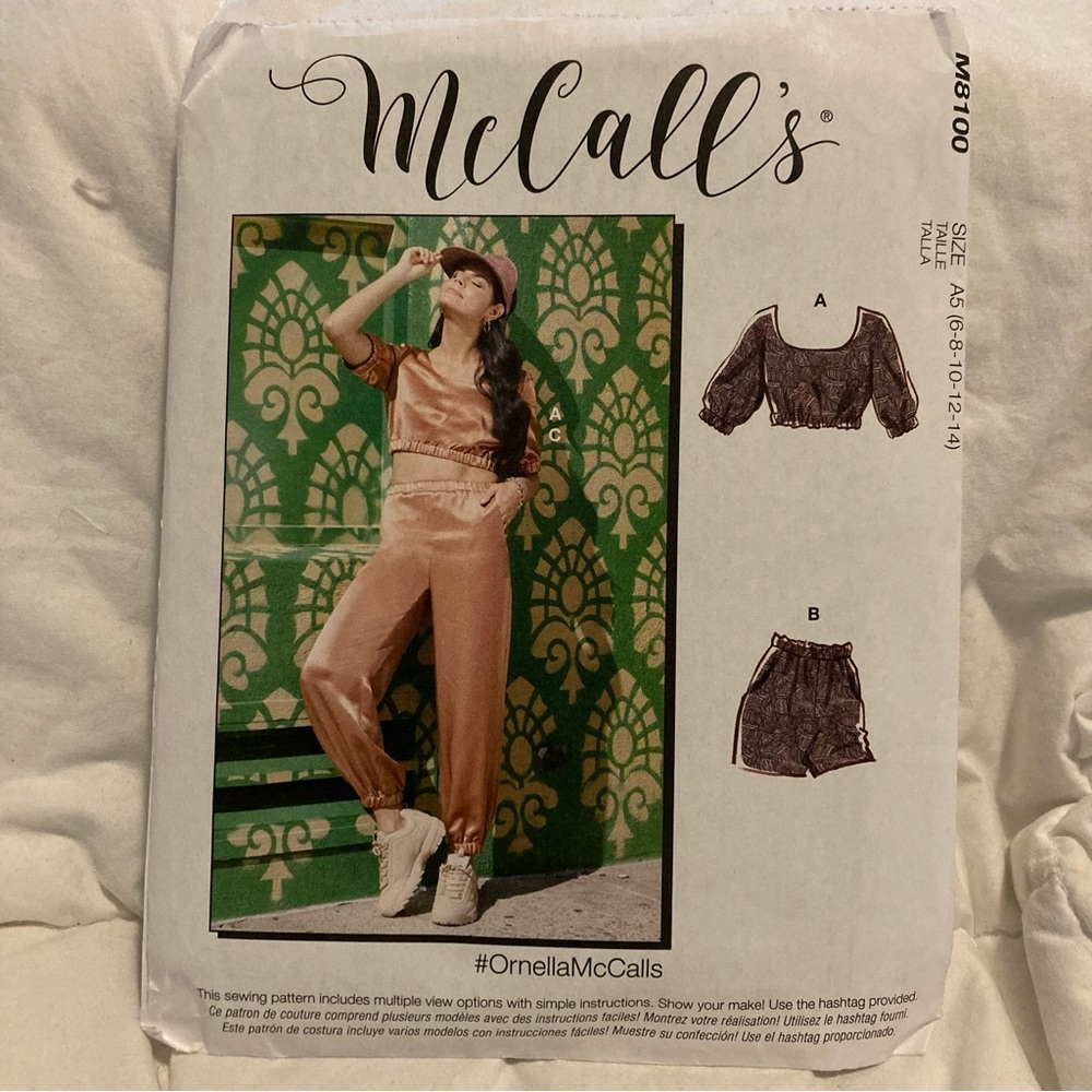 McCall’s Sewing Pattern 8100